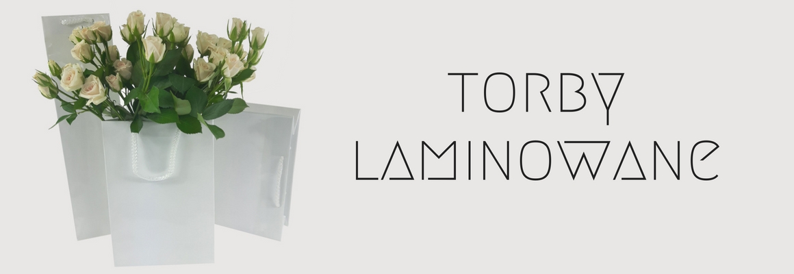 Torby laminowane białe
